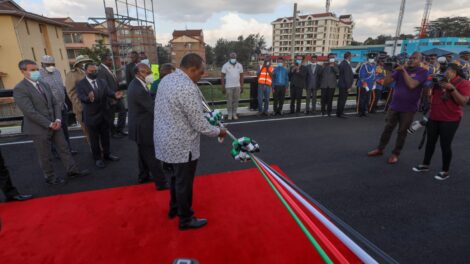 Uhuru commissions T-Mall flyover in Nairobi – Nairobi News