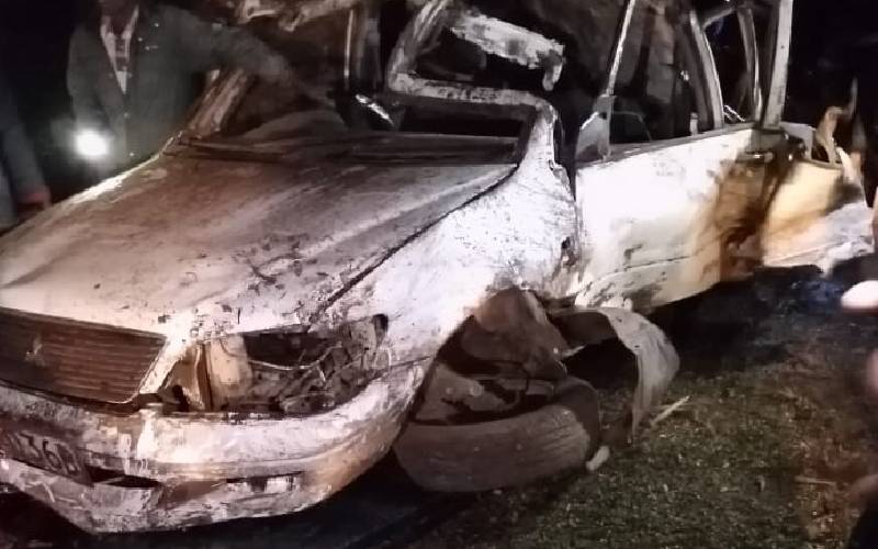 Six including mum and two daughters die in Loitoktok road accident