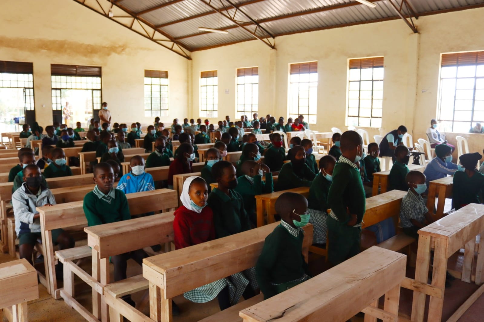 Drive Inn Primary School benefits as Mozzart renovates drainage and donates equipment worth Ksh.1,000,000