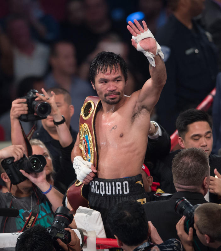 Boxer Manny Pacquiao to run for Philippine president in 2022 : The standard Sports