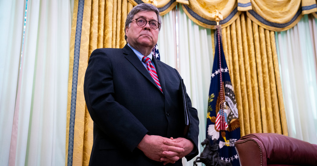 Inside Barr’s Effort to Undermine Prosecutors in N.Y.