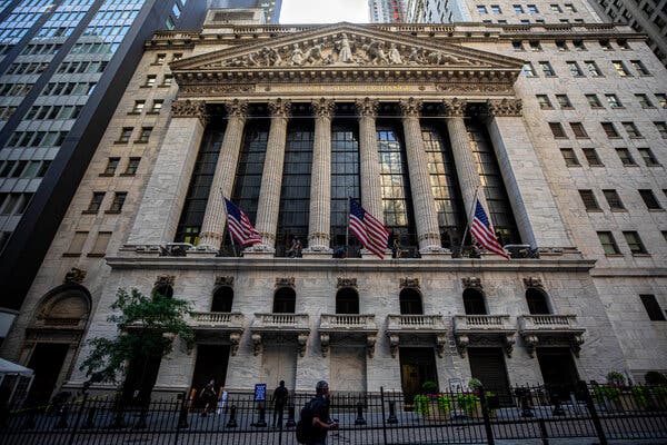 The New York Stock Exchange in New York. The Dow generally favors Democratic presidents.