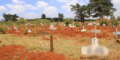 The Langata cemetery in Nairobi 