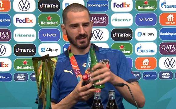 Unlike Ronaldo, Bonucci toasts Italy success with Coca-Cola, Heineken : The standard Sports