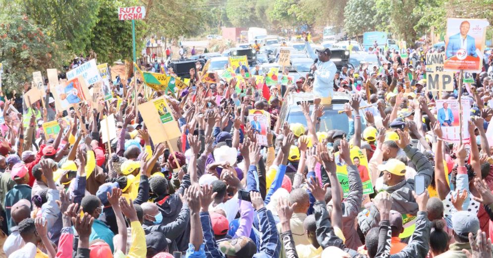 Furious Ruto Scolds Hecklers Shouting Maina Njenga’s Name