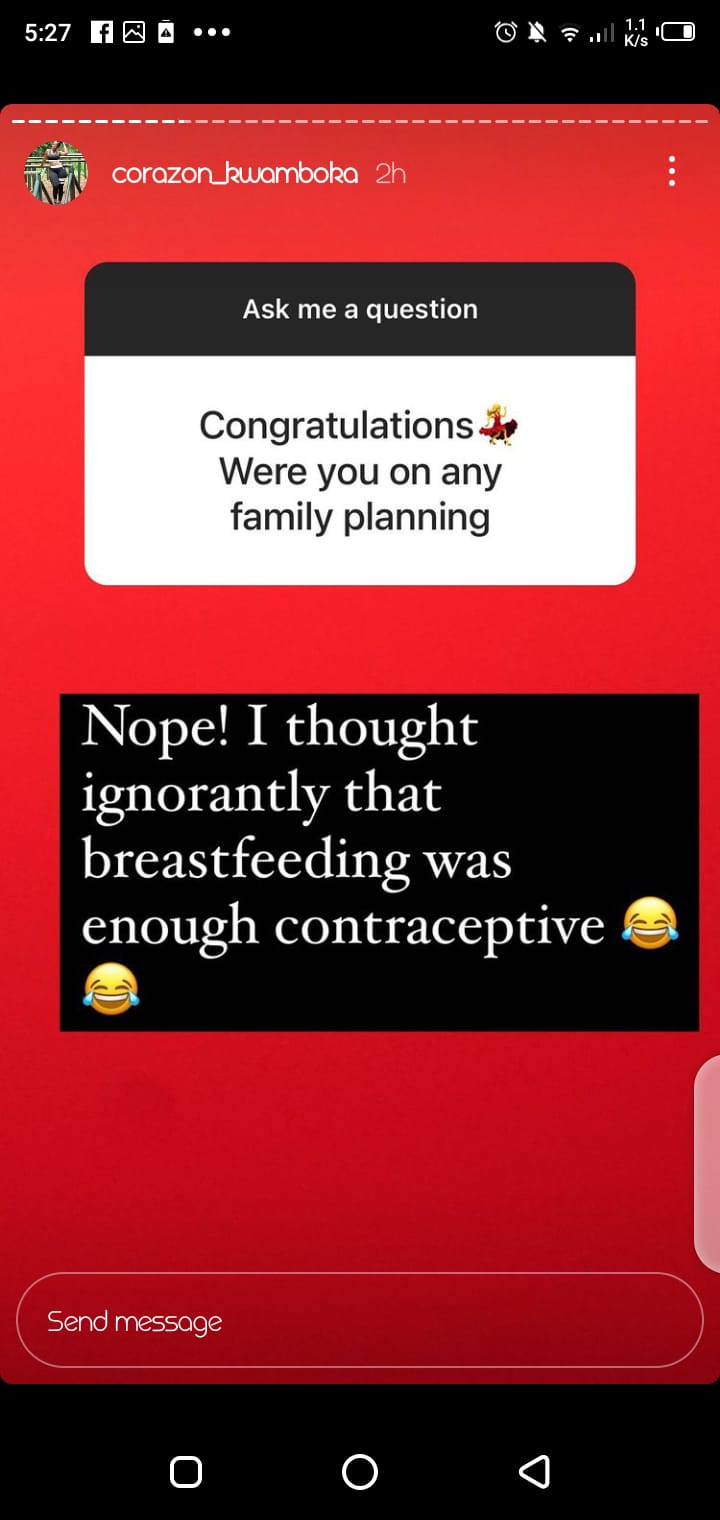Corazon Discloses Her Pregnancy Wasn't Planned, Admits She Never Used Family Planning