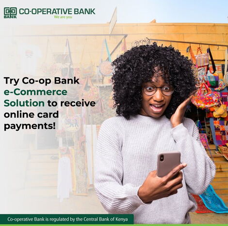 A Co-op bank e-commerce advertisement 
