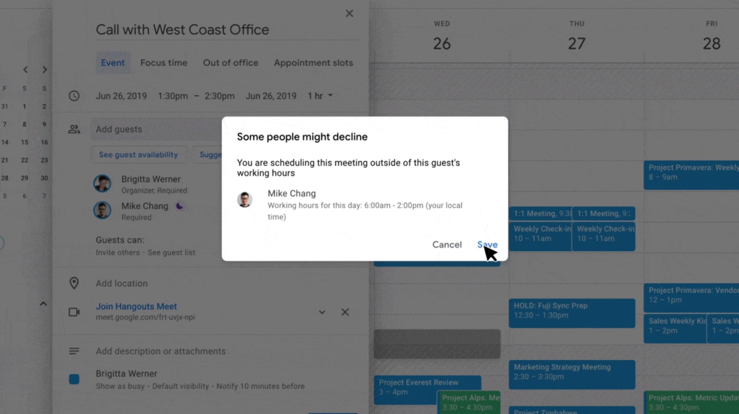 Google Calendar updates 'Working Hours' feature for work life balance