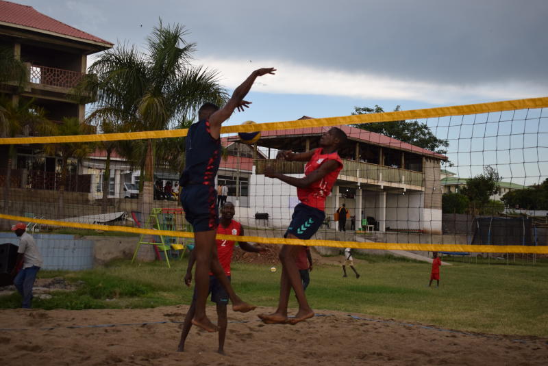 Melly and Chumba emerge winners in National Beach volleyball : The standard Sports