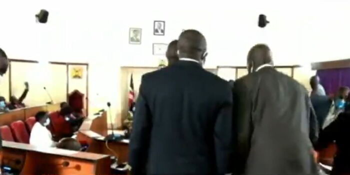 Chaos Erupts Inside County Assembly During Special Sitting