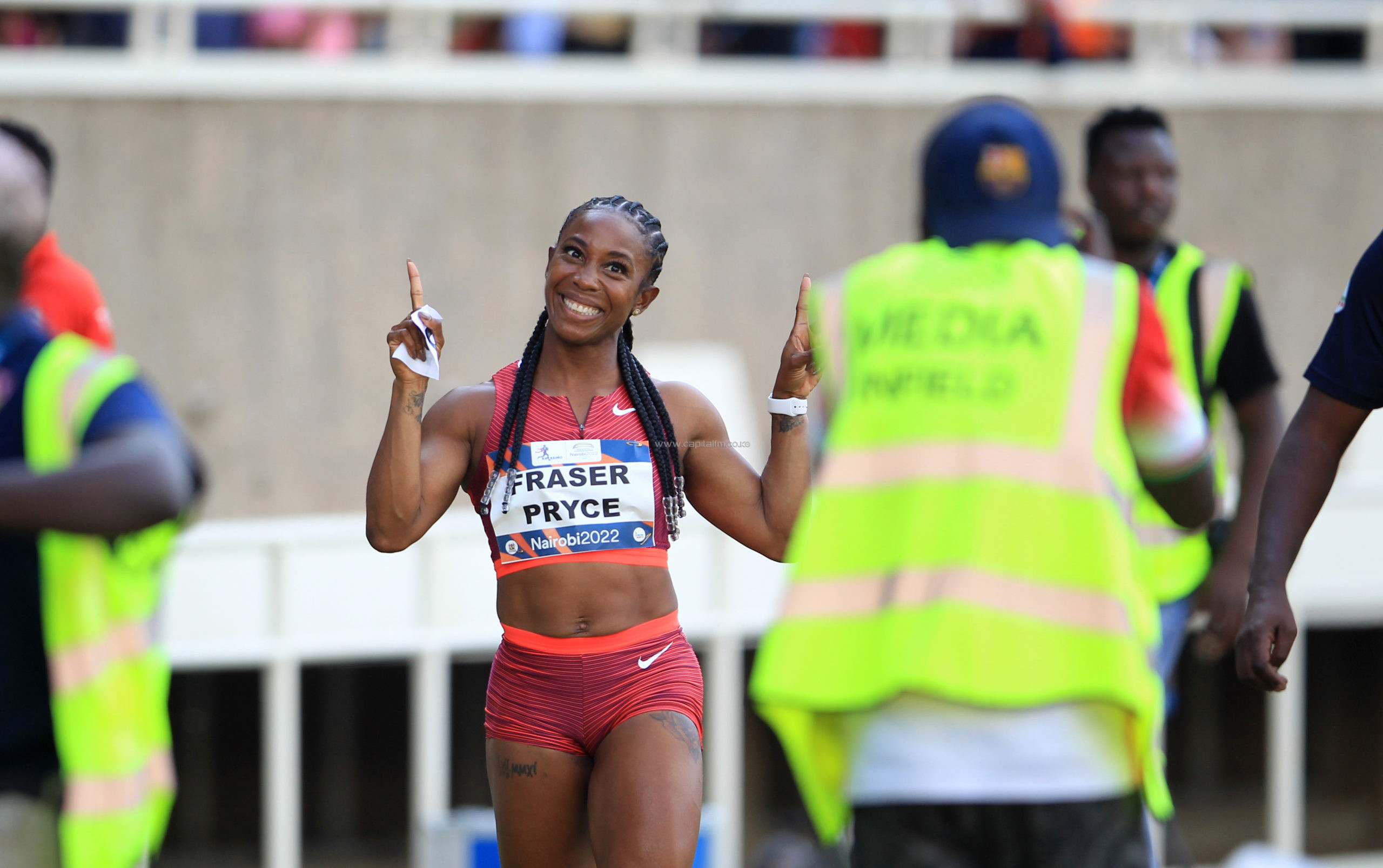 IN PICTURES: How fans, Shelly Anne and co lit up Kasarani Stadium at Kip Keino Classic