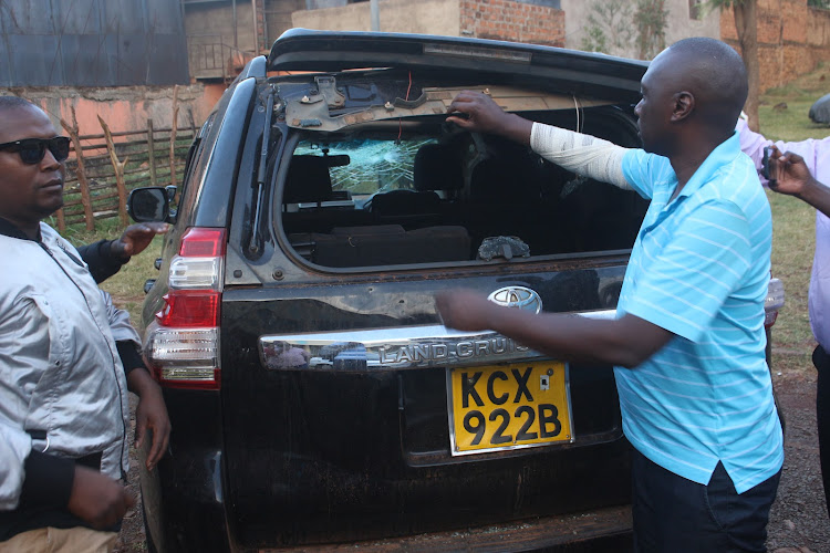 Ruto Ally Stonned in Kisii After Failing to give handouts