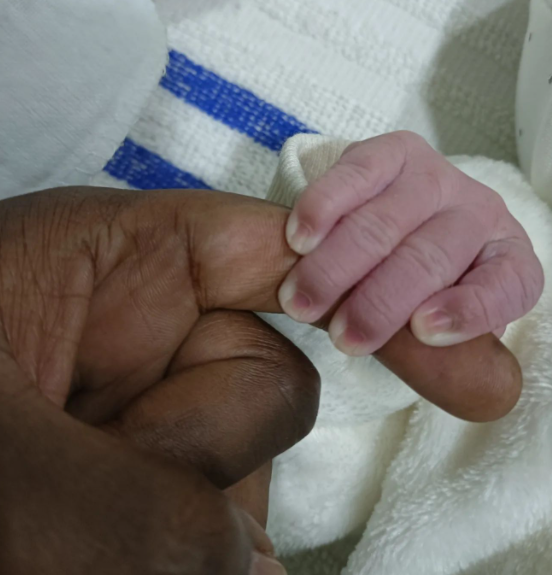 Congratulations! Jaymo Ule Msee And His Wife Welcome First Born Baby (Photo)