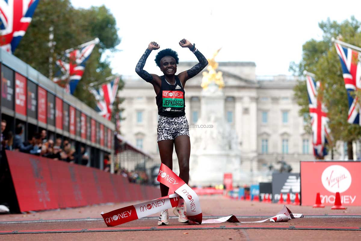 Kenyan Joyciline Jepkosgei Wins 2021 Women’s London Marathon Title » Capital News