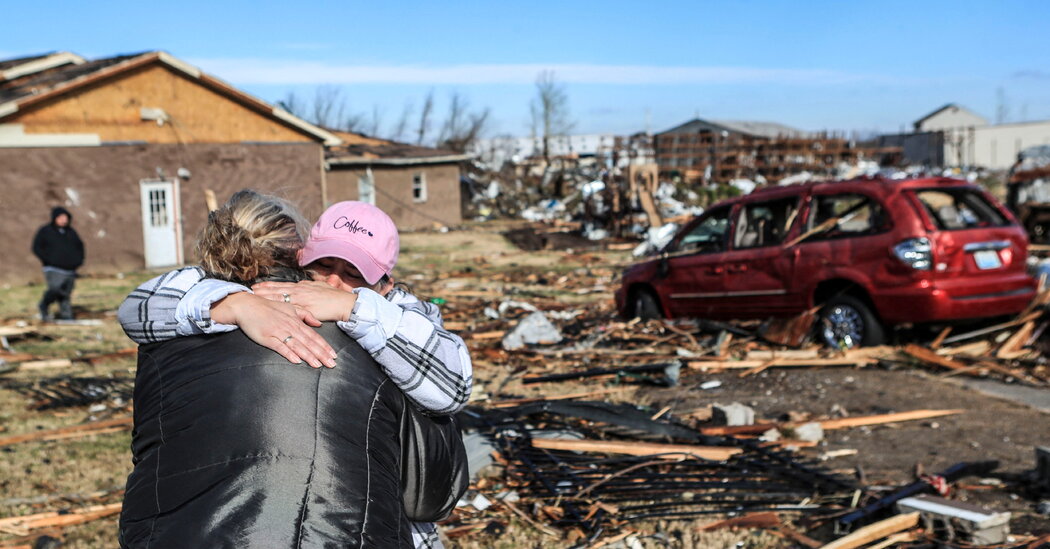 In a Kentucky Town Hit by a Tornado, Anguish, Worry — and Feeling Grateful to Be Alive