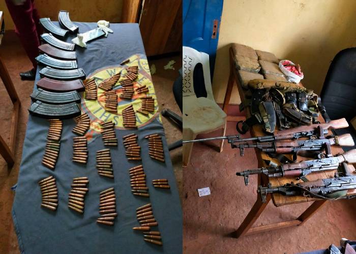 Police arrest two, recover cache of firearms in Isiolo