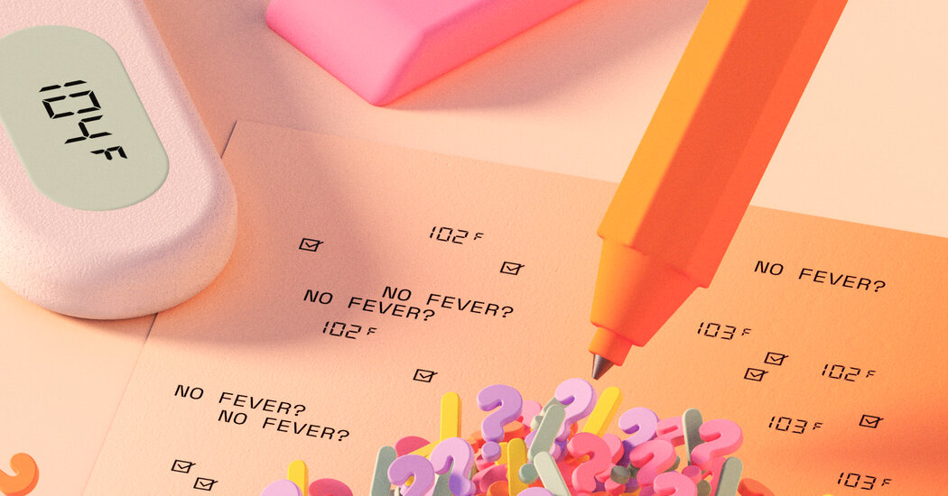 Fever? Sore Throat? Just Check ‘No’ on Covid Form