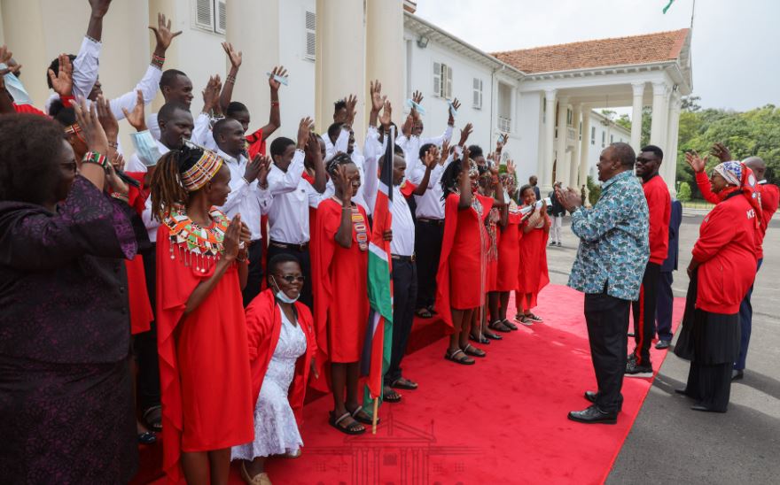 President Uhuru Flags Off Kenya’s Deaflympics Team