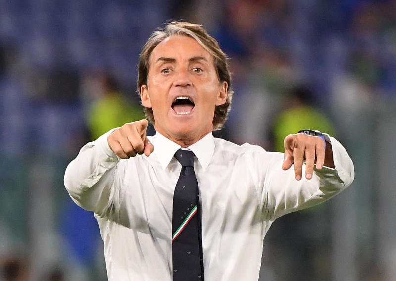 Italy FA boss backs Mancini to stay despite missing out on World Cup : The standard Sports