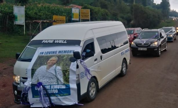 Caroline Kangogo's body leaves Iten morgue for burial in Anin