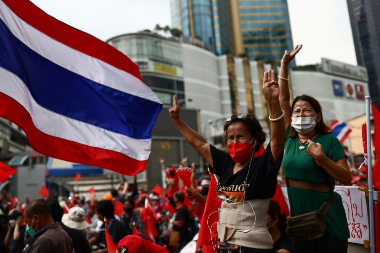 Protesters call to 'kick out' Thai PM on coup anniversary » Capital News