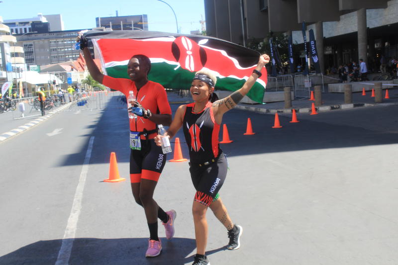 Kenya grabs three medals at maiden Africa Championship : The standard Sports