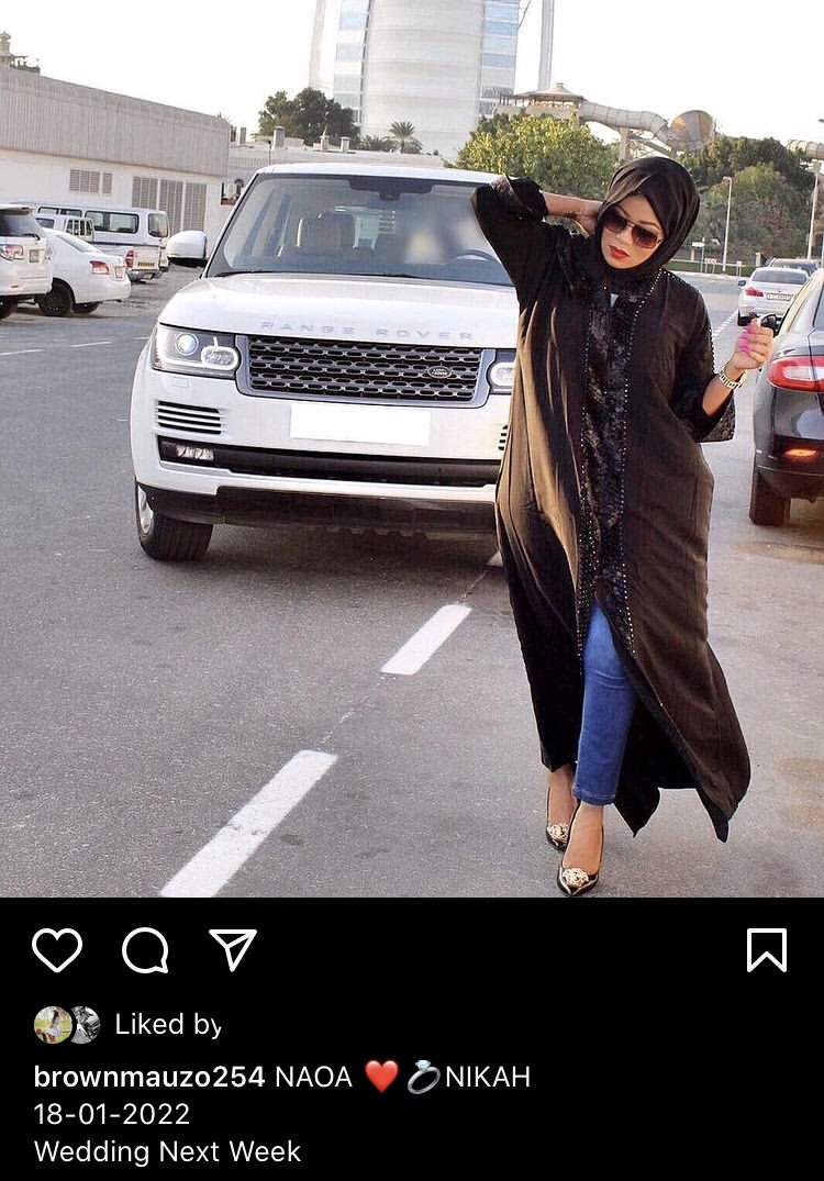 Brown Mauzo set to marry Vera Sidika in a week’s time: Shares his wedding plans