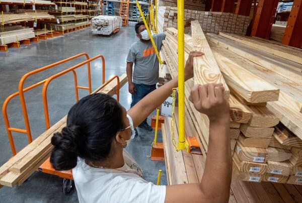 Spending on cars, car parts, building materials, furniture and sporting goods declined in June despite an overall rise in sales.