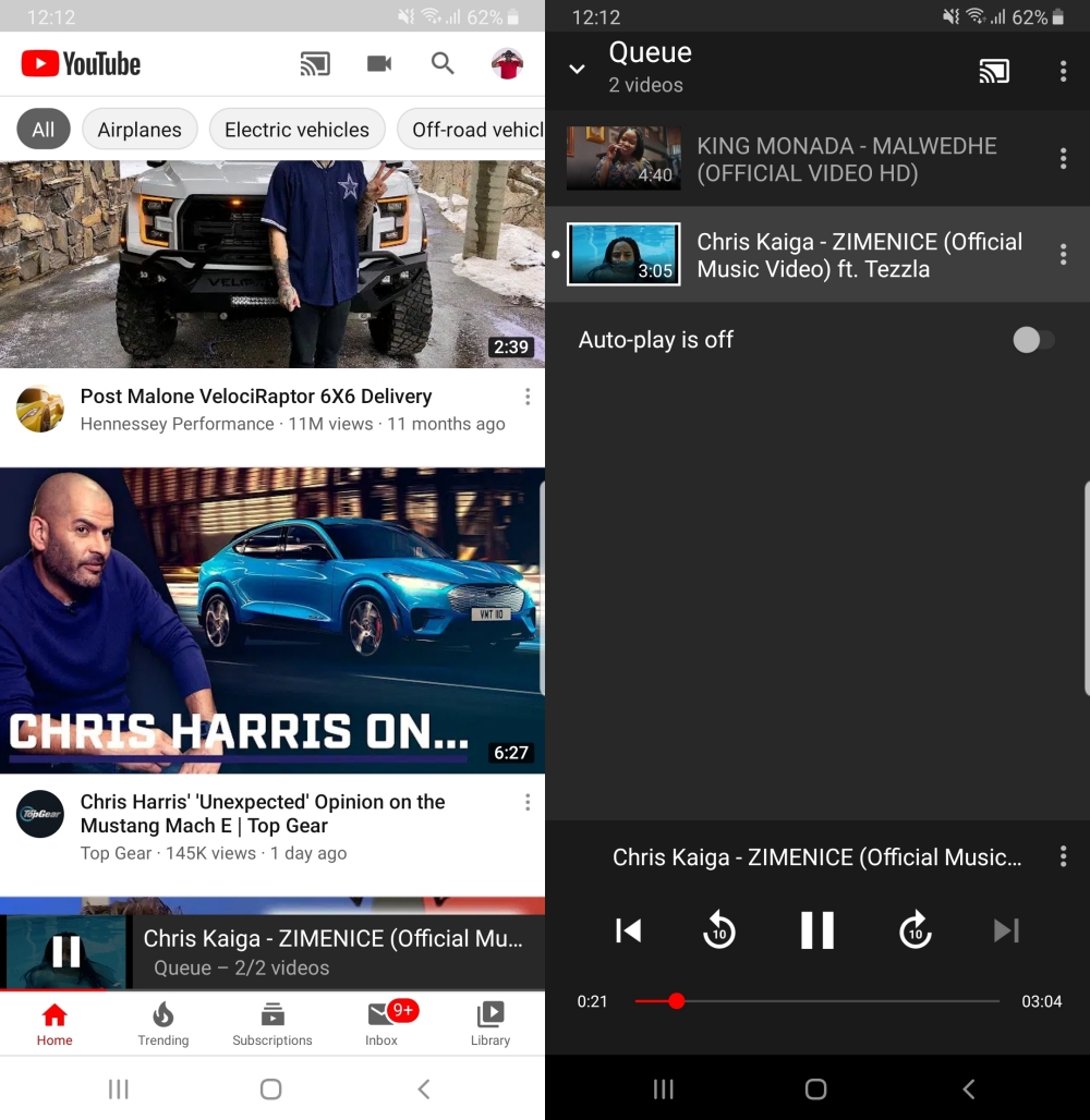Voice input, remote control buttons come to the Chromecast menu on YouTube's Android app