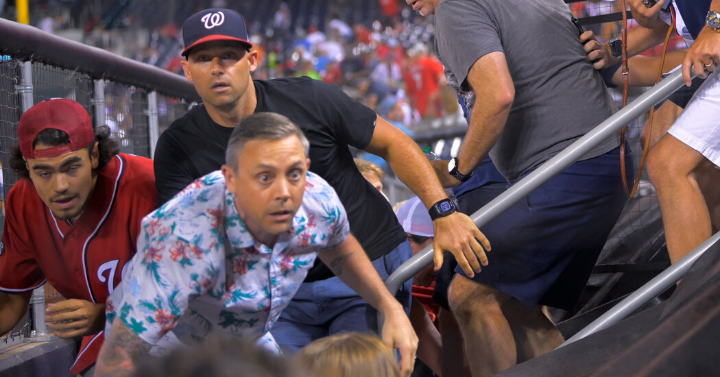 Nationals Game in Washington Is Halted After Shooting Outside Stadium