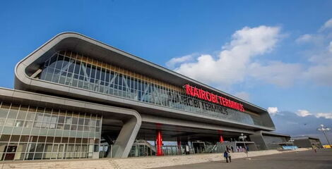 A photo of SGR Nairobi terminus