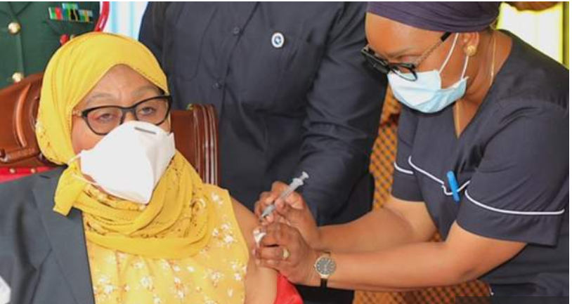 Tanzania`s Suluhu Hassan Gets Coronavirus Jab