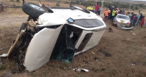 Senator Hospitalized After Grisly Accident On Mombasa-Nairobi Highway -