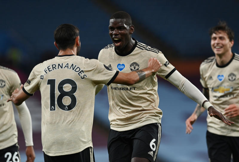 Bruno and Pogba shine as Man United overpower struggling Aston Villa : The standard Sports