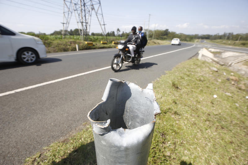 Vandals destroy road signs and guardrails leaving death traps
