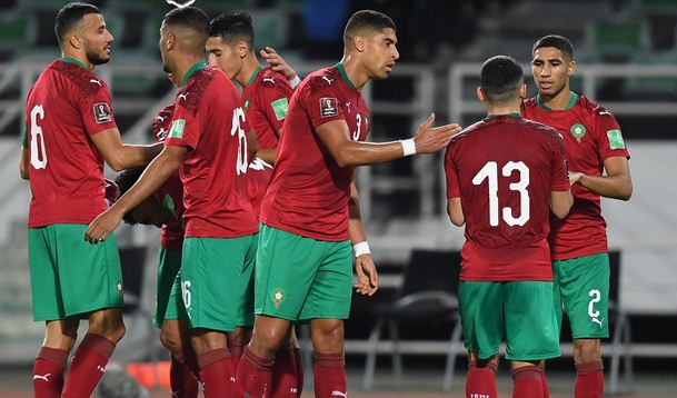 Morocco rise to top of their World Cup group with 5-0 thrashing of Guinea-Bissau, many of whose players became ill after eating dinner : The standard Sports