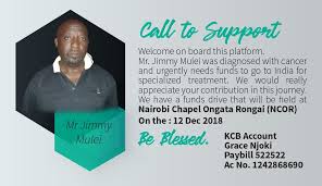 Cancer:Tahidi high actor appeals for treatment support – Weekly Citizen