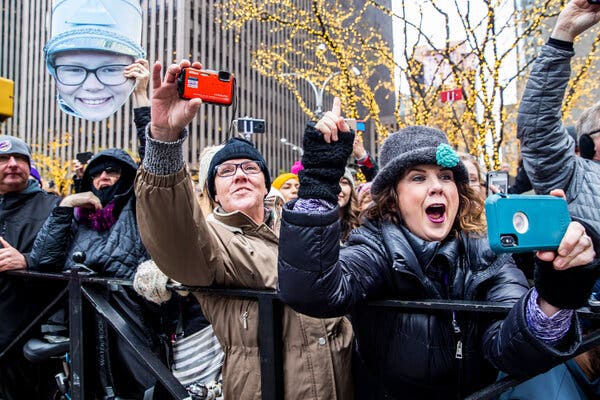 The Macy’s Thanksgiving Day Parade in 2019.