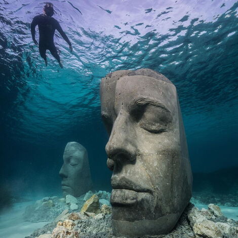 Undated Photo of Underwater Museum in Cannes