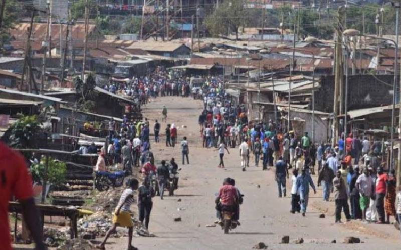 Two suspected gangsters shot dead in Kawangware, Nairobi