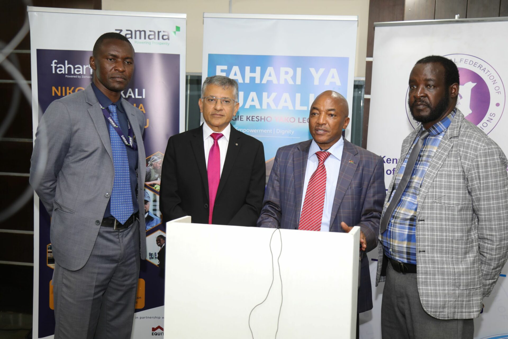 Zamara Group Rollout program for the Fahari Retirement plan within the Jua Kali Sector