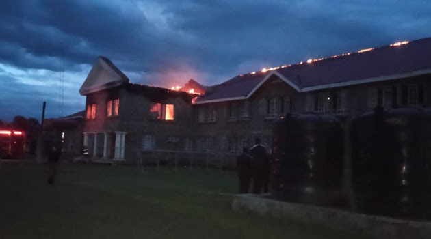 Electric fault cited as probable cause for fire at Moi High School » Capital News