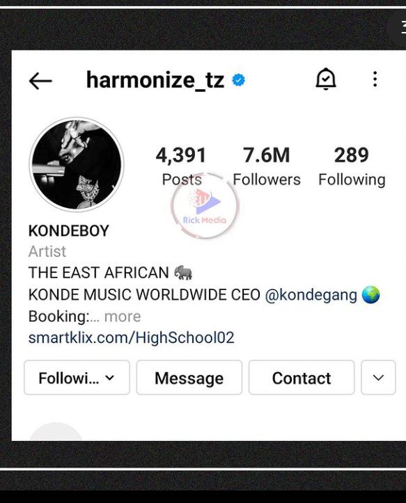 Harmonize Gushes Over New Australian Girlfriend, Unfollows Everyone On Instagram Apart From Her