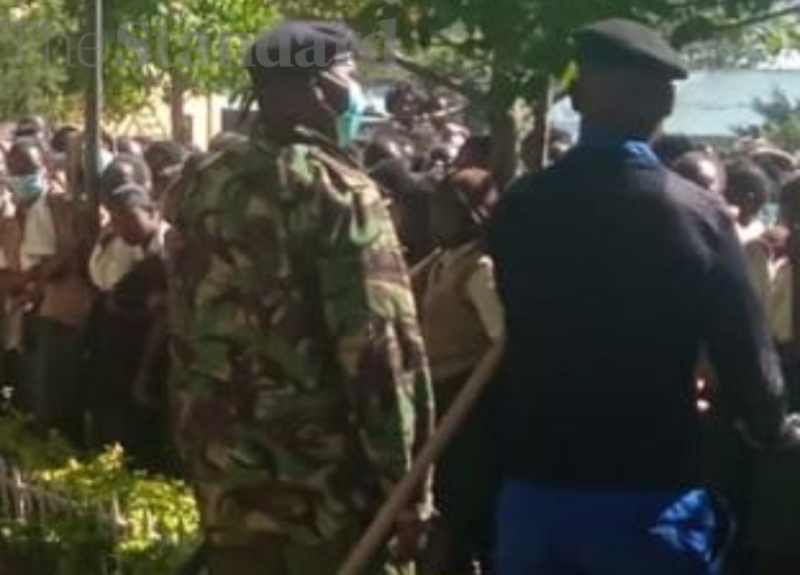 Keveye Girls High on the rampage, protest sexual assaults by intruders