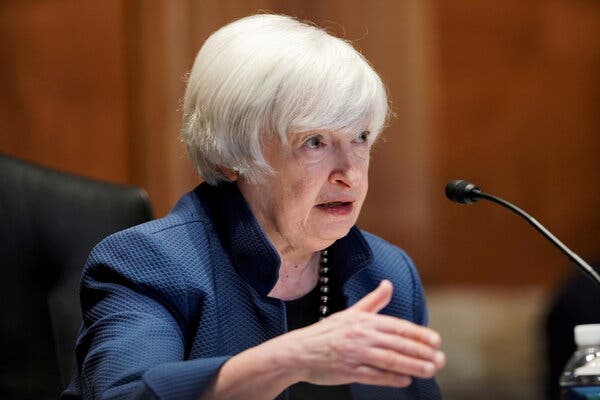 Janet Yellen, the Treasury secretary.