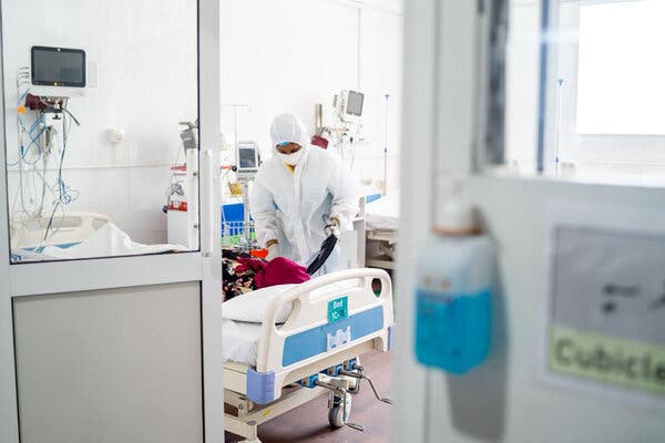 The Hulhumalé Medical Facility, shown in a photograph provided by the Maldives government, was built for the treatment of Covid-19 but is facing a shortage of medical workers.