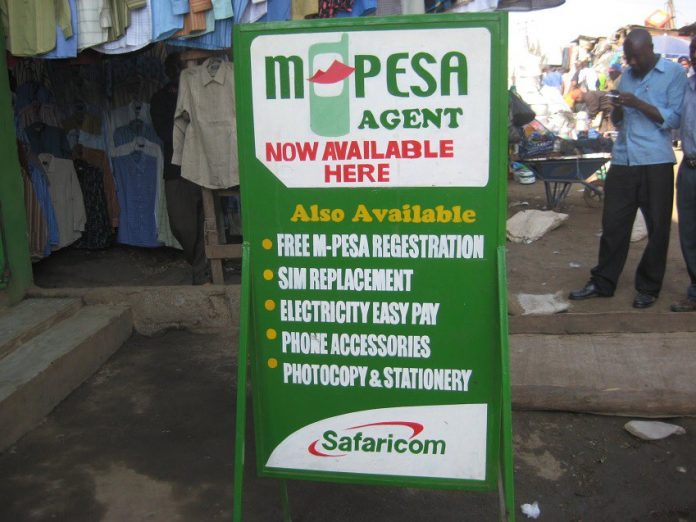 mp An M-Pesa agent outlet. A planned maintenance activity is set to disrupt the mobile money service.