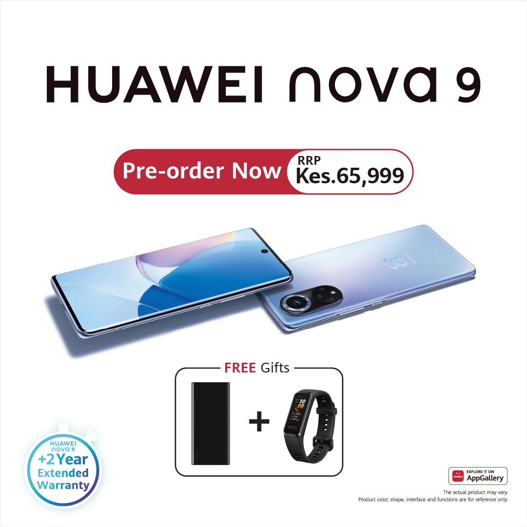 HUAWEI starts Huawei nova 9 pre-orders in all retail stores in Kenya for Kshs 65,999 – TechMoran