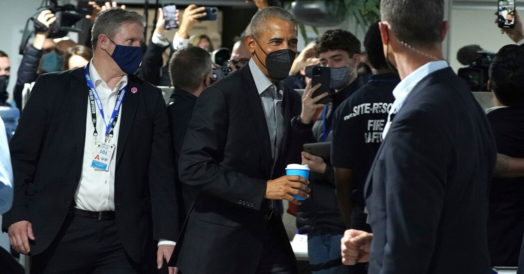 Barack Obama Returns to COP26 With a Call for Activism