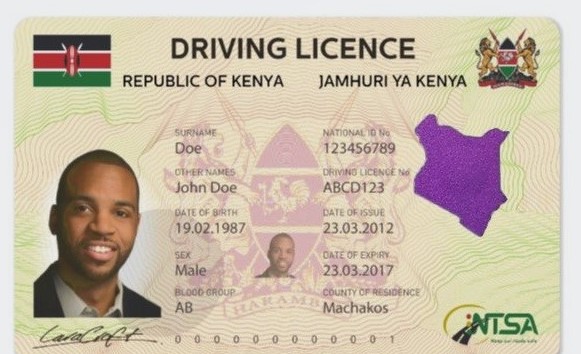 NTSA driving classes, categories and requirements